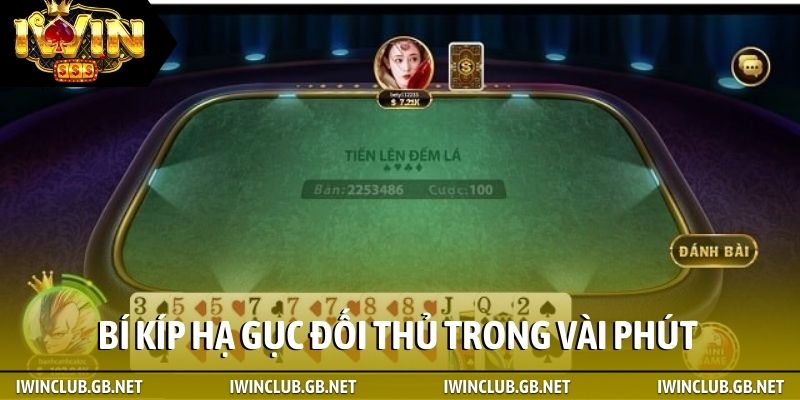 Bí kíp hạ gục đối thủ trong vài phút