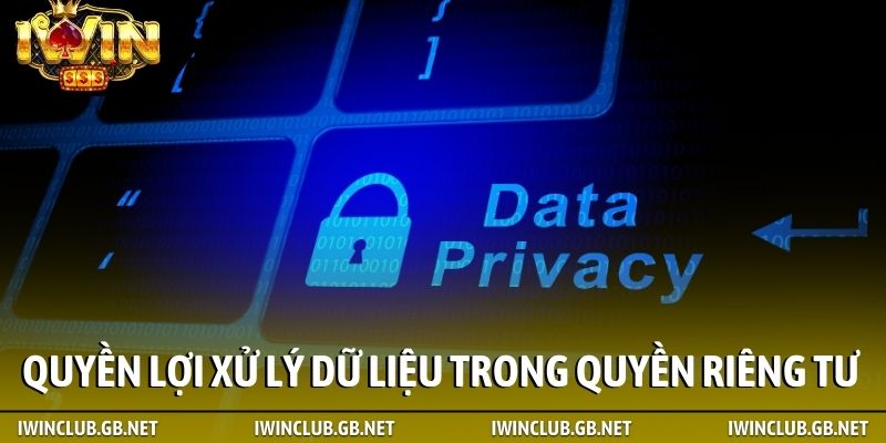 Quyền lợi xử lý dữ liệu trong quyền riêng tư của thành viên