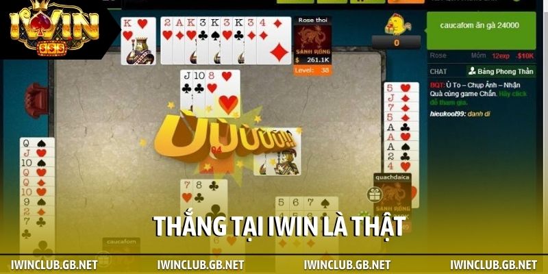 Thắng tại iWin là thật