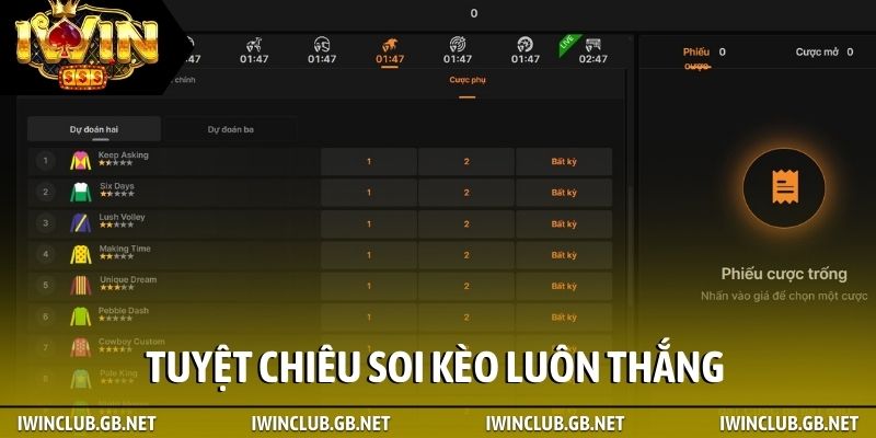 Tuyệt chiêu soi kèo luôn thắng